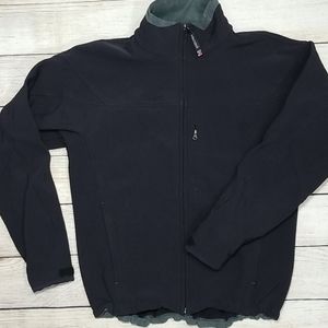 Marmot Black Heavyweight Softshell Zip Up Jacket